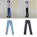 Maxbell 1/6 BJD Male Doll Long Trousers Clothes Outfits DIY Accessories Black