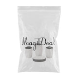 Maxbell 4pcs Ceramic Bathroom Accessories Soap Dish Soap Dispenser Toothbrush Holder Style01