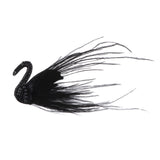 Maxbell Charm Swan Sewing Beads Patches Applique for Clothes Hats Bags Decor Black