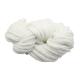 Maxbell Thick Knitted Wool Throw Blanket Chunky Sofa Blanket Kids Adults White