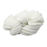 Maxbell Thick Knitted Wool Throw Blanket Chunky Sofa Blanket Kids Adults White