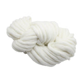 Maxbell Thick Knitted Wool Throw Blanket Chunky Sofa Blanket Kids Adults White