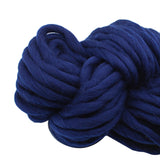 Maxbell Knitted Throw Blanket for Couch Machine Washable Dark Blue