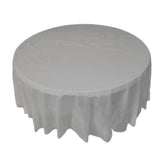 Maxbell Round Disposable Table Cloth Tablecloths Wedding Birthday Party Silvery Grey