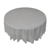 Maxbell Round Disposable Table Cloth Tablecloths Wedding Birthday Party Silvery Grey