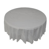 Maxbell Round Disposable Table Cloth Tablecloths Wedding Birthday Party Silvery Grey