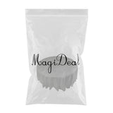 Maxbell Round Disposable Table Cloth Tablecloths Wedding Birthday Party Silvery Grey