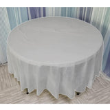 Maxbell Round Disposable Table Cloth Tablecloths Wedding Birthday Party Silvery Grey