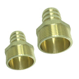 Maxbell Brass Barbed Hose Fitting Connector Adapter Male Pipe 32mm Barb Dia