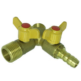 Maxbell Brass 1/2 in Male Thread Left Plug-in Valve Pneumatic Quick Coupler Fittings