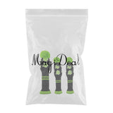 Maxbell 3pcs Golf Knitted Drivers Headcover Wood Club Pom Pom Long Neck Sock Sleeve