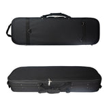 Maxbell 1/4 Oblong Shape Lightwight Violin Case with Hygrometer and Carry Straps