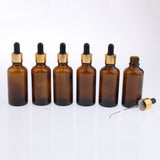 Maxbell 6x Empty Dropper Bottles Refillable Essential Oil Cosmetic Jar Canning 30ml