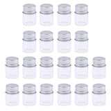 20X Empty Refillable Cosmetic Container Bottle Round Glass Jar Cannings 5ml