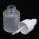 Maxbell 3 Piece 20ml Frosting Glass Refillable Empty Pump Spray Bottle 01 Golden Cap