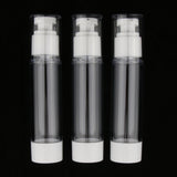 Maxbell 3 Pieces Empty Refillable Vacuum Bottles Cosmetic Sample Containers 50ml