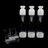 Maxbell 3 Pieces Empty Refillable Vacuum Bottles Cosmetic Sample Containers 50ml