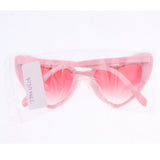 Maxbell Heart Shaped Sunglasses Women Party Eyewear Eyeglasses Fashion Shades Pink