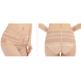 Maxbell Cotton Postpartum Girdle Shapewear Wrap Band Waist Support Belt  XL Apricot