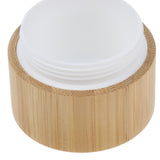 Maxbell Natural Bamboo Wooden Round Cream Empty Lip Balm Container Jars Tin 30g