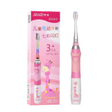 Maxbell Children Electric Intelligence Sonic Toothbrush LED Light Oral Dental Care Pink