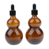 Maxbell 2 Pieces Empty Glass Essential Oil Liquid Aromatherapy Dropper Bottles 50ml