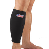 Maxbell Breathable Calf Support Brace Protector Sports Leg Shin Guards Wrap Black XL