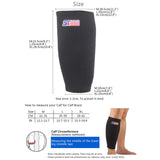 Maxbell Breathable Calf Support Brace Protector Sports Leg Shin Guards Wrap Black XL