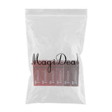 Maxbell 6Pcs Long Lasting Matte Velvet Lipstick Makeup Pencil Lip Gloss Cosmetic Set # 7-12