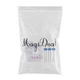 Maxbell 3pcs Double Twin Needles with Rolled Hem Foot for Home Sewing Machine