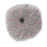 Maxbell 50gram Ball Mohair Yarn Fluffy Knitting Yarn for Scarf Bag Making Light Gray