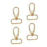 Maxbell 4Pack Swivel Trigger Clip Hook Lobster Claw Clasp for Purse Bag Strap Gold