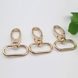 Maxbell 4Pack Swivel Trigger Clip Hook Lobster Claw Clasp for Purse Bag Strap Gold