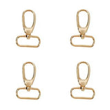 Maxbell 4Pack Swivel Trigger Clip Hook Lobster Claw Clasp for Purse Bag Strap Gold