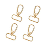 Maxbell 4Pack Swivel Trigger Clip Hook Lobster Claw Clasp for Purse Bag Strap Gold
