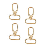 Maxbell 4Pack Swivel Trigger Clip Hook Lobster Claw Clasp for Purse Bag Strap Gold
