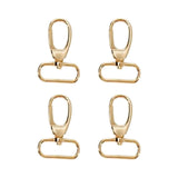 Maxbell 4Pack Swivel Trigger Clip Hook Lobster Claw Clasp for Purse Bag Strap Gold