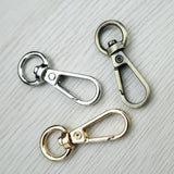 Maxbell 4 Pieces Swivel Trigger Buckles Landyard Clip Purse Lobster Clasp Bronze