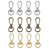 Maxbell 4 Pieces Swivel Trigger Buckles Landyard Clip Purse Lobster Clasp Bronze