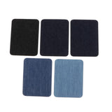 Maxbell 5 Pieces Iron on Denim Patches Clothing Patch Backpack Applique Sewing Accs