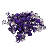 Maxbell 1 Set Pyramid Rivets Punk Square Leather Craft Accessories DIY Purple