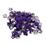 Maxbell 1 Set Pyramid Rivets Punk Square Leather Craft Accessories DIY Purple