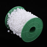 Maxbell Bead Chain Beaded Wire Pearl Strands for Decorating Wedding Party White