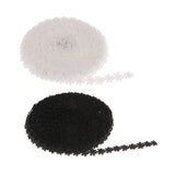 Maxbell 1x Embroidery Lace Applique Trim for Garments,Curtain No.4 Lace Trims White