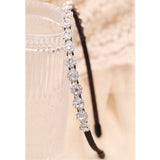 Maxbell 1 Yard Crystal Rhinestone Chain Ribbon Trim for Sewing Craft Decor Silver