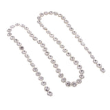 Maxbell 1 Yard Crystal Rhinestone Chain Ribbon Trim for Sewing Craft Decor Silver