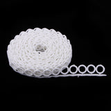 Maxbell 5 Yard Circle Lace Trims Appliques for Wedding Dress Clothes DIY Craft 1.7cm