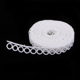 Maxbell 5 Yard Circle Lace Trims Appliques for Wedding Dress Clothes DIY Craft 1.7cm