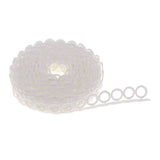 Maxbell 5 Yard Circle Lace Trims Appliques for Wedding Dress Clothes DIY Craft 1.7cm