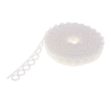 Maxbell 5 Yard Circle Lace Trims Appliques for Wedding Dress Clothes DIY Craft 1.7cm